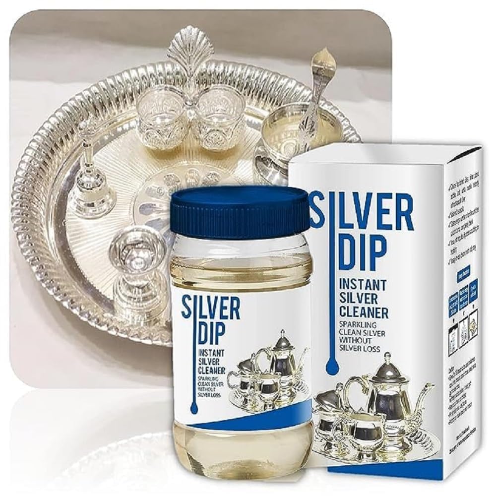 Silver Dip Instant Silver Cleaner For Home & Kitchen Use (Pack Of 1)