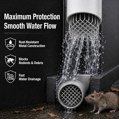 Anti-Rat Drain Cover Mesh 2.5" pipe