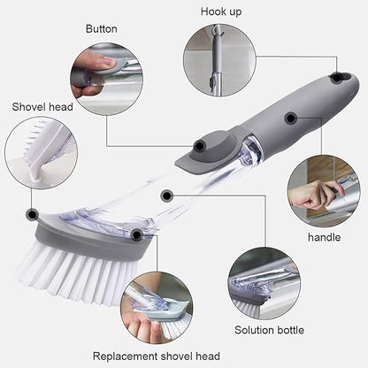 Kitchen Cleaning Scrubber Brush for Dishes (Pack of 2)
