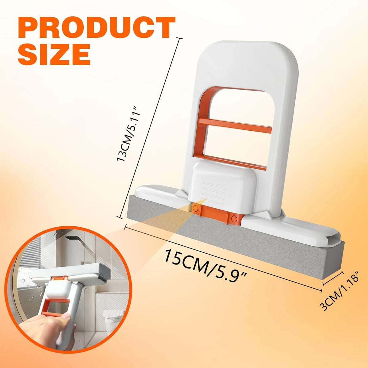 Mini Foldable Desktop Mop – Portable Cleaning Sponge Mop(Pack Of 2)