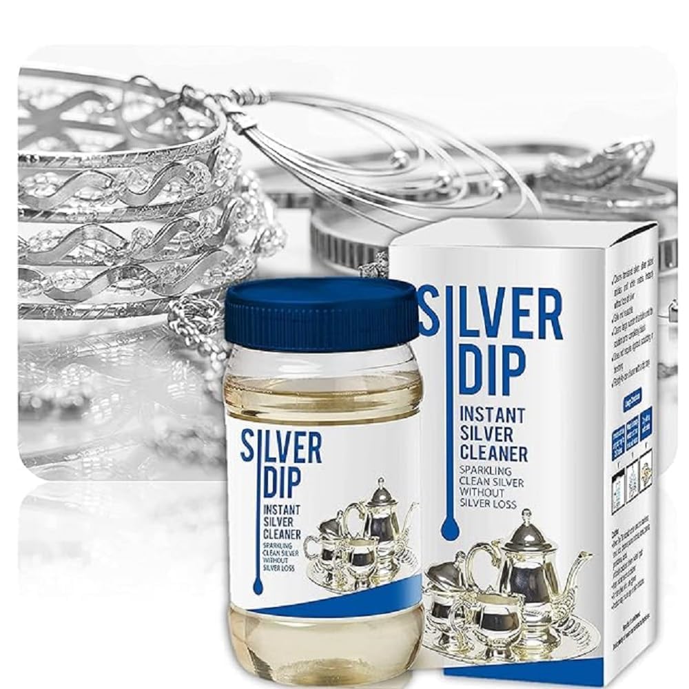 Silver Dip Instant Silver Cleaner For Home & Kitchen Use (Pack Of 1)