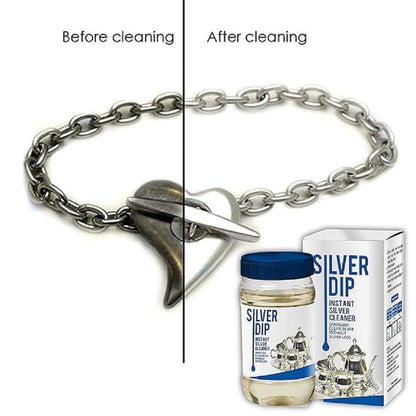 Silver Dip Instant Silver Cleaner For Home & Kitchen Use (Pack Of 1)