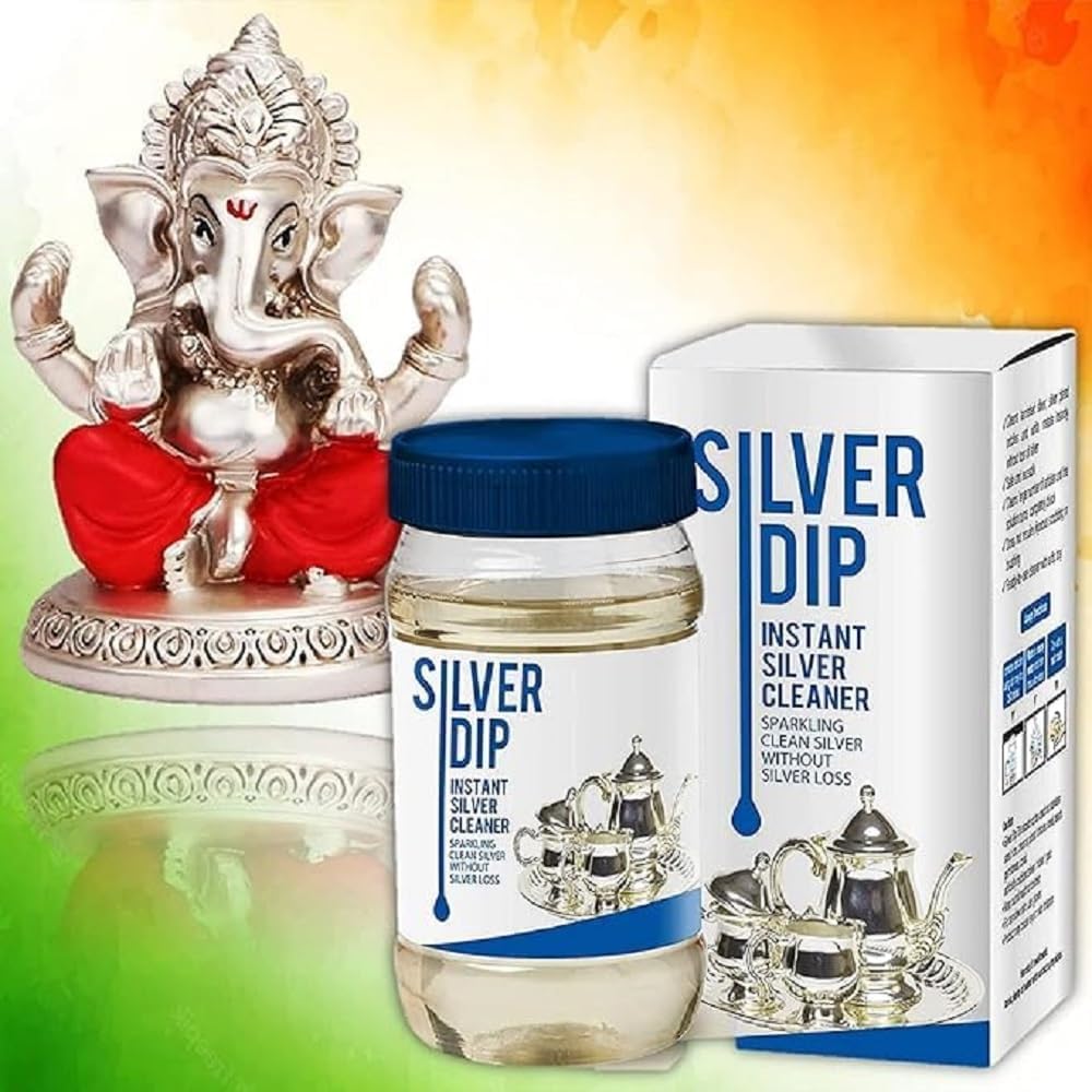 Silver Dip Instant Silver Cleaner For Home & Kitchen Use (Pack Of 1)