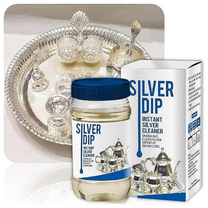 Silver Dip Instant Silver Cleaner For Home & Kitchen Use (Pack Of 1)