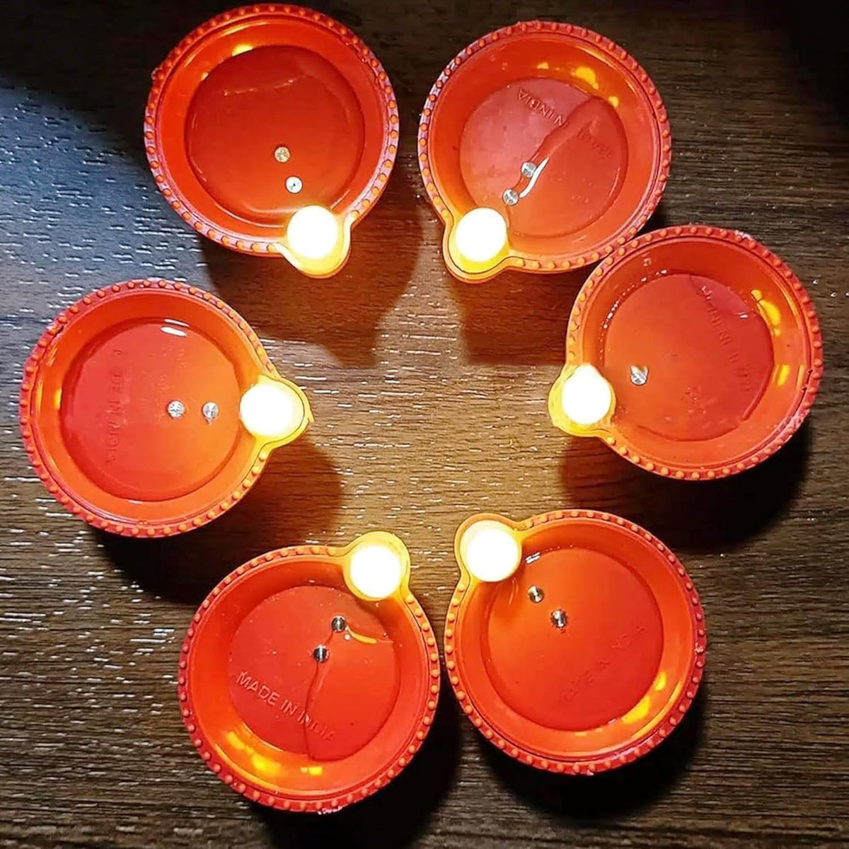Water Sensor Diya Set (Pack Of 6)