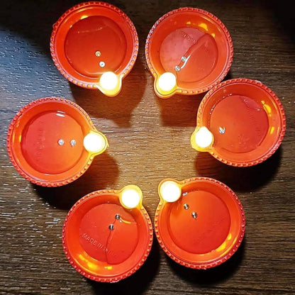 Water Sensor Diya Set (Pack Of 6)